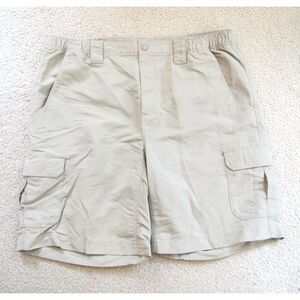 The North Face Nylon Casual Khaki Cargo Shorts Men's‎ Large Beige Outdoor Summer